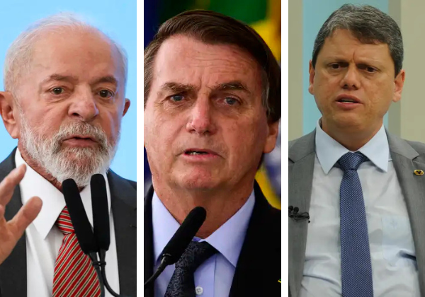 Lula Bolsonaro e Tarcísio