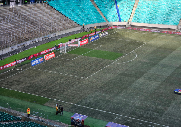 Gramado da Arena Fonte Nova passará por reforma completa durante Data Fifa