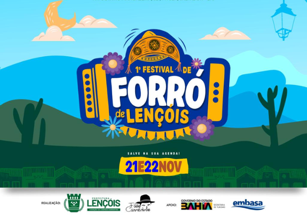 Festival de Forró de Lençóis promete movimentar a Chapada Diamantina em novembro
