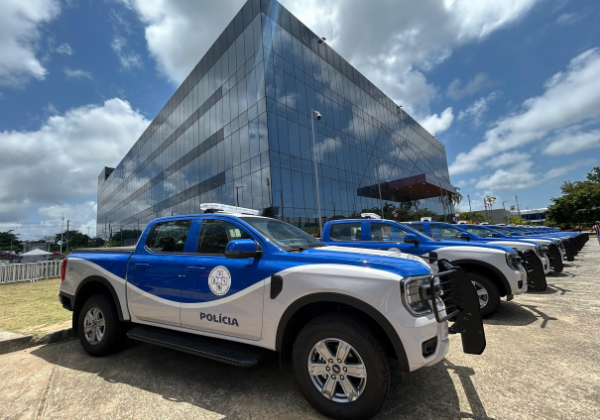 Bahia recebe novas viaturas e equipamentos em parceria entre governos estadual e federal