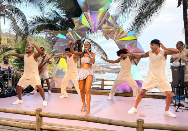 Com cenário paradisíaco, Babado Novo grava audiovisual ‘Efeito Verão’ em Salvador