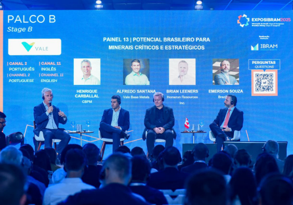 Presidente da CBPM modera painel sobre minerais críticos na EXPOSIBRAM 2025