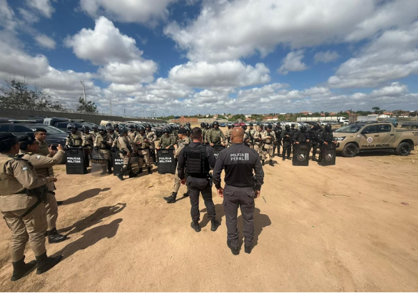 Forças de Segurança fazem megaoperação no presídio de Paulo Afonso