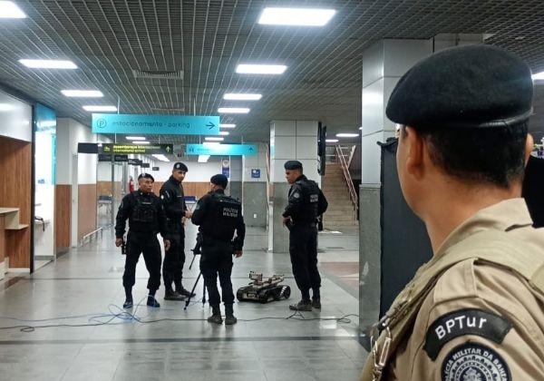 Suspeita de bomba no aeroporto mobiliza Bope, isola desembarque, mas objeto era um chaveiro