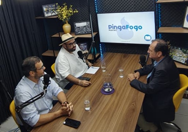 Maurício Bacelar é o convidado desta semana do podcast ‘Pinga Fogo’; assista