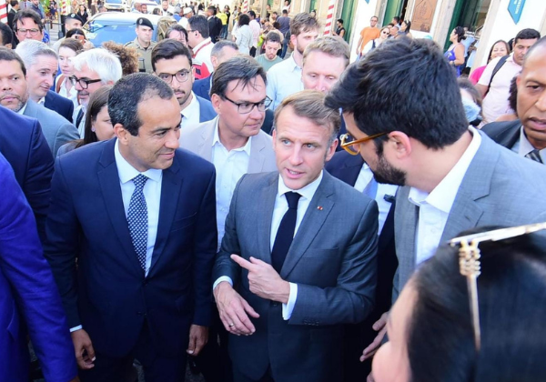 Bruno Reis recepciona presidente da França e participa de abertura do festival França-Brasil no MAM