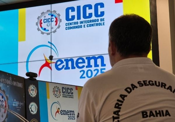 Mais de 4 mil policiais e bombeiros vão reforçar a segurança no 1º dia do Enem na Bahia