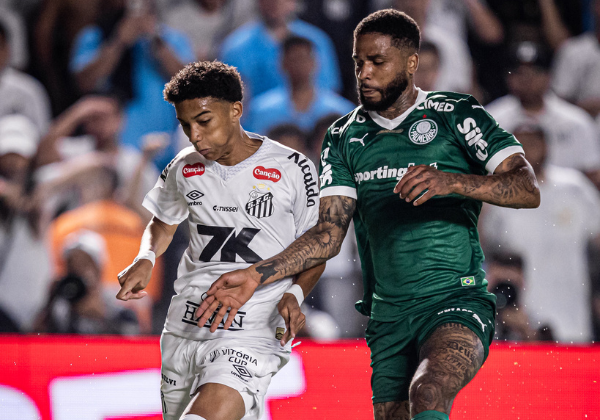 Santos vence o Palmeiras e empurra o Vitória para o Z4 do Brasileirão