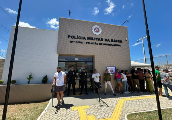 Governo inaugura novo Pelotão da PM em Serrolândia após investimento de R$ 1,1 milhão