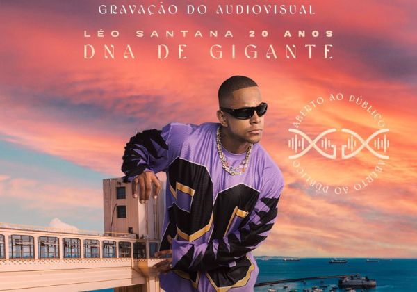 Léo Santana divulga projeto 3D da megaestrutura do audiovisual que celebra seus 20 anos de carreira