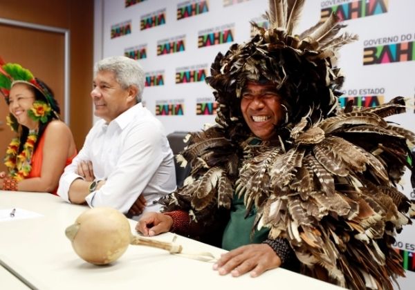 Demarcações reforçam direitos indígenas e marcam avanço na Bahia, diz Jerônimo