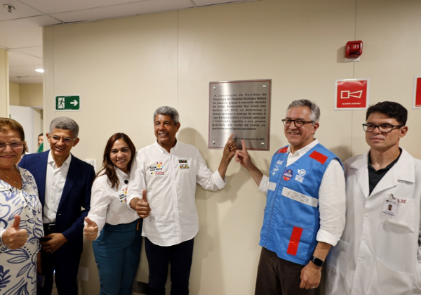 Governo inaugura novo pavilhão oncológico do Aristides Maltez e anuncia R$ 30 milhões para Osid