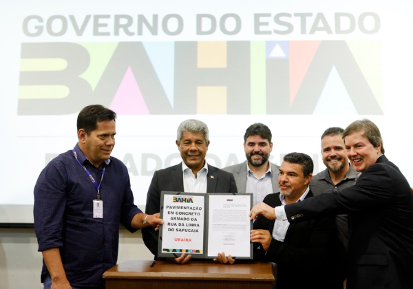 Bahia lança novas licitações e firma convênios para obras de infraestrutura em 14 municípios