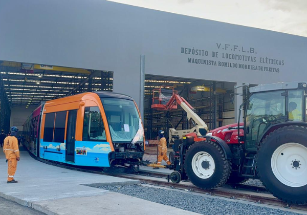 Trens do VLT começam fase de preparação para testes operacionais em Salvador