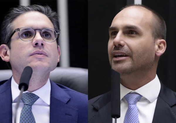 Motta notifica Eduardo Bolsonaro sobre processo que pode levar à perda de mandato por faltas