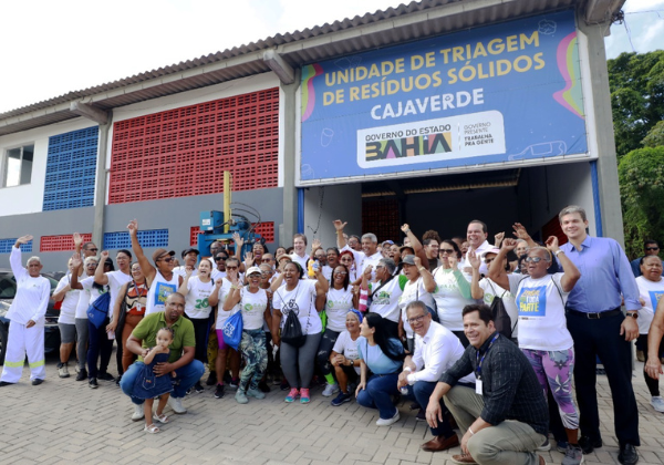 Governo do Estado inaugura unidade de triagem de resíduos sólidos na Avenida 29 de Março