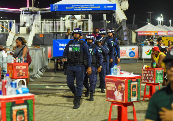 Guarda Municipal registra queda de 25% nas ocorrências no Festival Virada Salvador