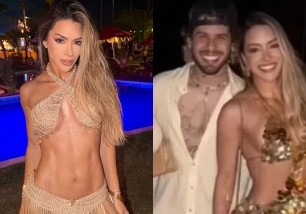 Saiba quem é a loira que apareceu com Zé Felipe no Réveillon em Pipa 