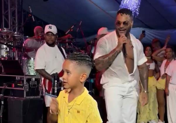 Criança dá show ao lado de Tony Salles e enlouquece público com coreografia de ‘Panamera’