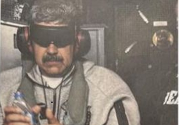 Trump divulga primeira imagem de Maduro após detenção