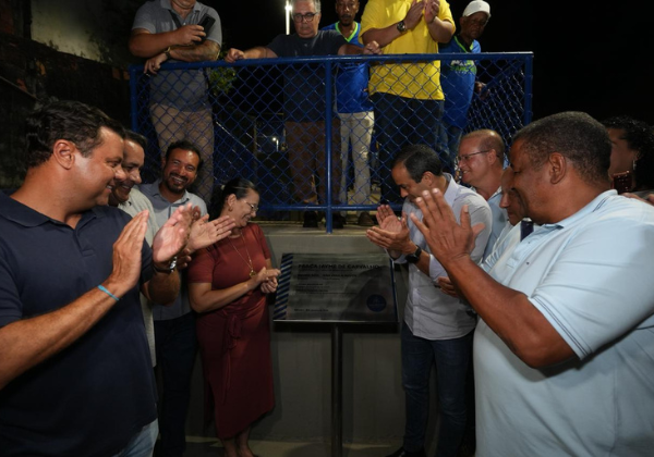 Prefeitura inaugura Praça Jayme de Carvalho com espaço de lazer e esporte no bairro da Fazenda Grande do Retiro