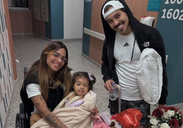 Filha de Tays Reis e Biel é submetida a cirurgia após acidente em brinquedo infantil, em Salvador 