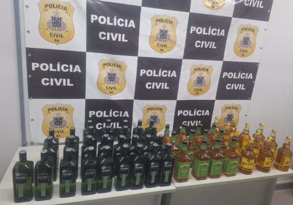 Operação apreende mais de 500 garrafas de bebidas irregulares em Cansanção