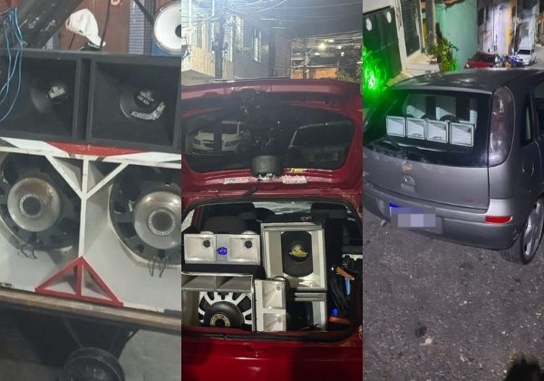 PM apreende paredões em operação contra poluição sonora na capital