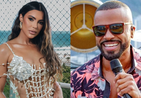 Vídeo: Alexandre Pires convida Vina Calmon para dividir palco durante show em Balneário Camboriú