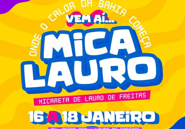 Mica Lauro começa nesta sexta (16) e antecipa o clima de carnaval na RMS