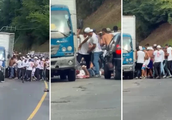 Vídeo: torcida organizada do Bahia espanca homem com camisa de time rival em Salvador