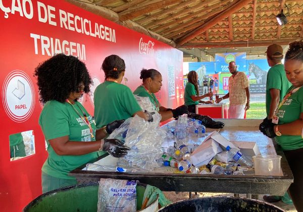 Por meio do Recicla Solar, parceria com Festival de Verão já destinou mais de 15 toneladas de resíduos