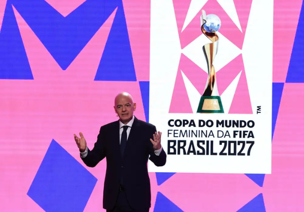 Fifa lança marca da Copa Feminina 2027 em evento no Rio de Janeiro