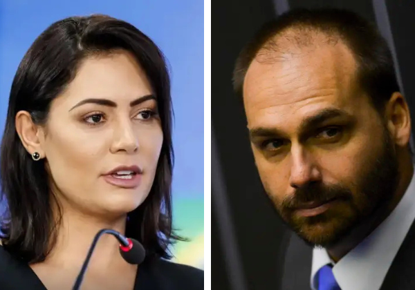 Apoio de Michelle Bolsonaro à candidatura ao Senado acirra atrito com Eduardo Bolsonaro