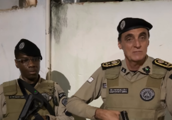Comandante-geral da PM aparece com tropas no Nordeste em meio a temor sobre Carnaval no circuito Mestre Bimba