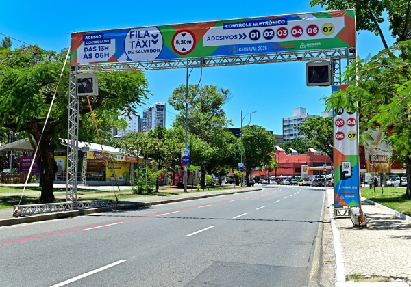 Carnaval 2026: portais de controle de acesso de veículo começam a funcionar a partir desta quinta-feira (12)