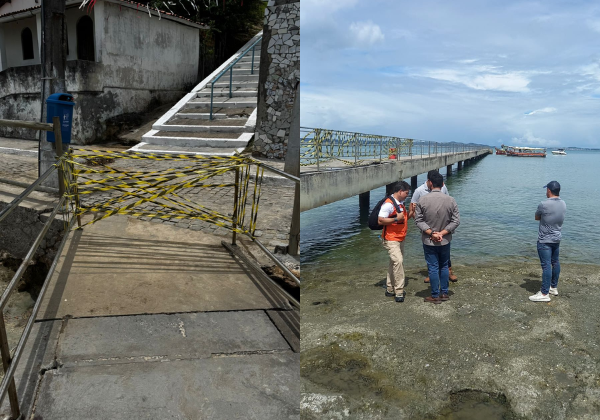Defesa Civil de Salvador interdita píer na Ilha de Maré por risco estrutural