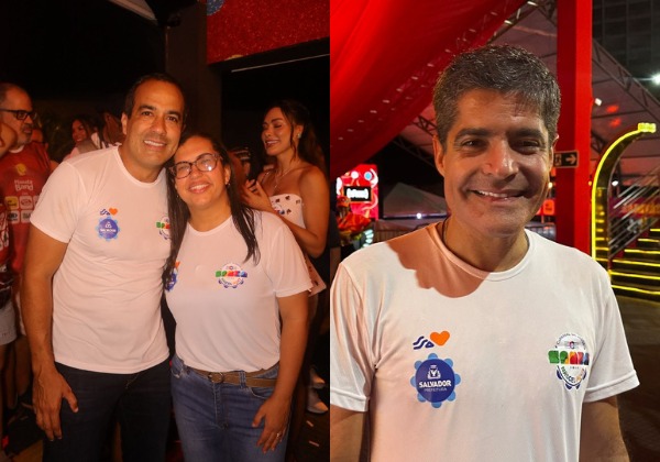 Bruno Reis, ACM Neto e Ana Paula Matos marcam presença em camarote no Carnaval de Salvador