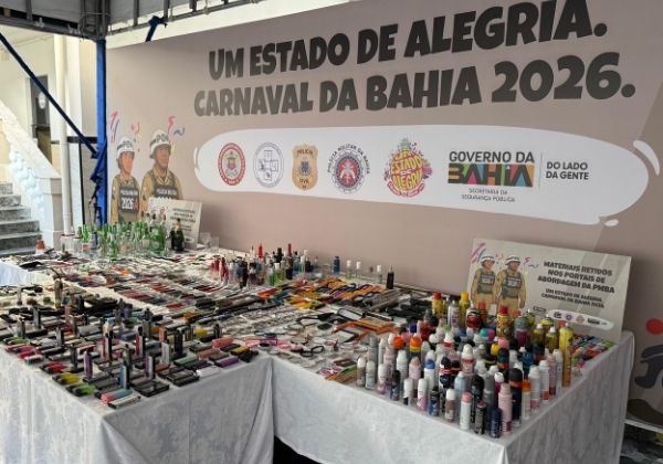 PM apreendeu 6.699 objetos proibidos no Carnaval de Salvador