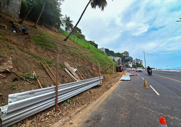 Avenida Lafayete Coutinho tem trecho parcialmente interditado
