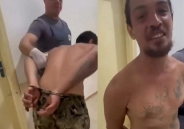 Preso elogia abordagem da PM de São Paulo e dispara: 'Se fosse na Bahia, já estava com a cara roxa'