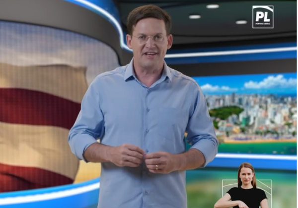 Com Flávio Bolsonaro, João Roma exalta crescimento do PL em inserção partidária na TV