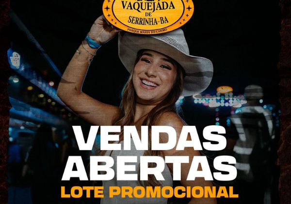 Vaquejada de Serrinha confirma edição de 2026 e anuncia abertura de vendas no escuro