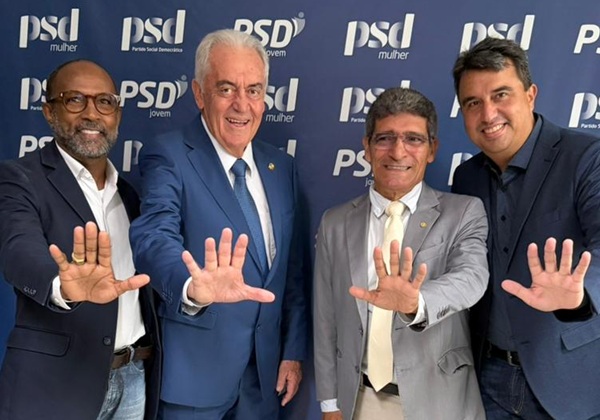 Bebeto Galvão, Raimundo da Pesca e ex-prefeito de Serrinha se filiam ao PSD