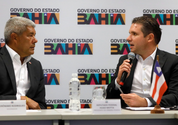 Jerônimo Rodrigues recebe presidente da Câmara dos Deputados e reforça diálogo institucional