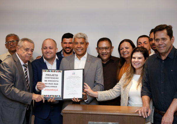 Jerônimo autoriza obras de encostas e macrodrenagem em seis cidades da Bahia