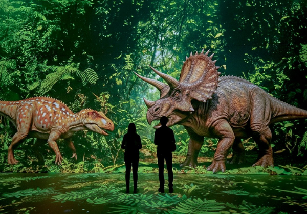 Exposição imersiva ‘A Era dos Dinossauros’ estreia na quinta-feira (26) no Shopping Barra