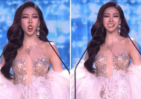Miss viraliza ao lidar com imprevisto inusitado durante concurso na Tailândia 