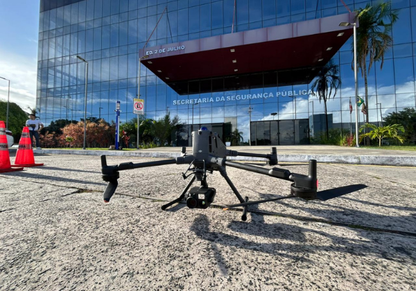SSP entrega superdrones para reforçar combate ao crime organizado no estado