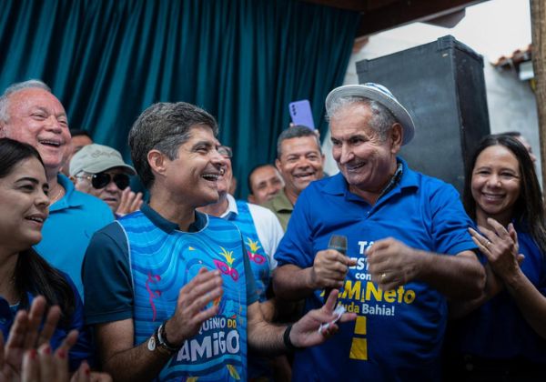 ACM Neto e Coronel participam de primeiro evento no interior após lançamento da chapa